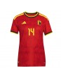 Belgie Dodi Lukebakio #14 Domácí Dres pro Dámské MS 2026 Krátký Rukáv Belgie Dodi Lukebakio #14 Domácí Dres pro Dámské MS 2026 Krátký Rukáv
